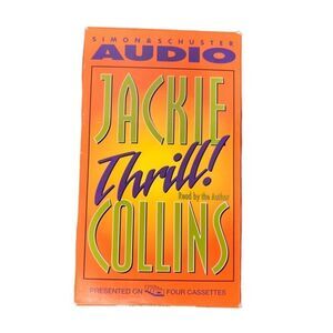 Vintage 90s jackie collins thrill audio cassettes